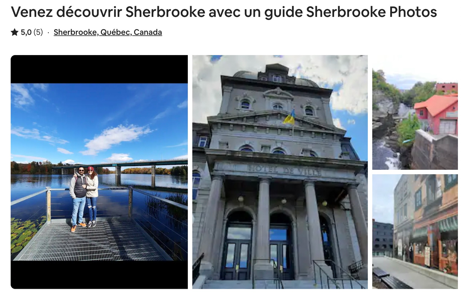 Discover Sherbrooke with a Guide