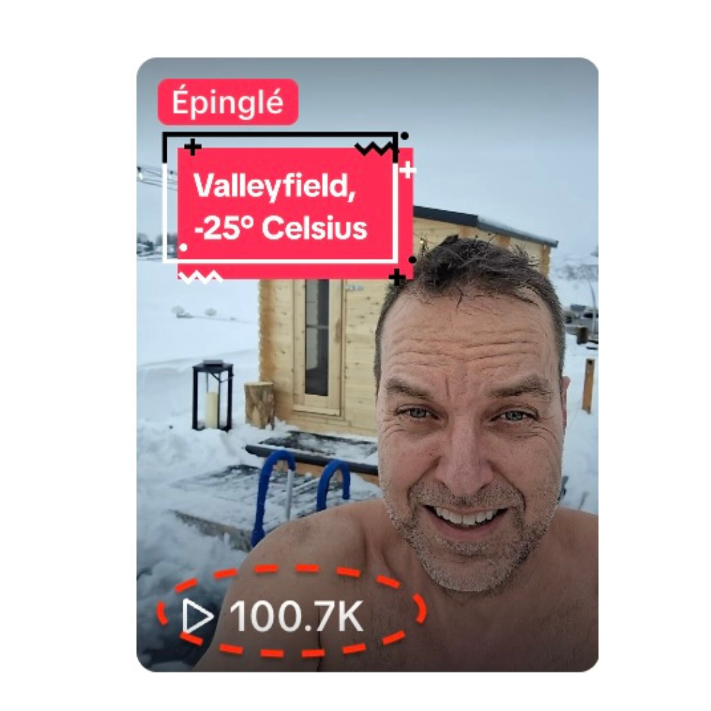 NordiQ Sauna 165 841 vues sur Tik Tok David Humoriste