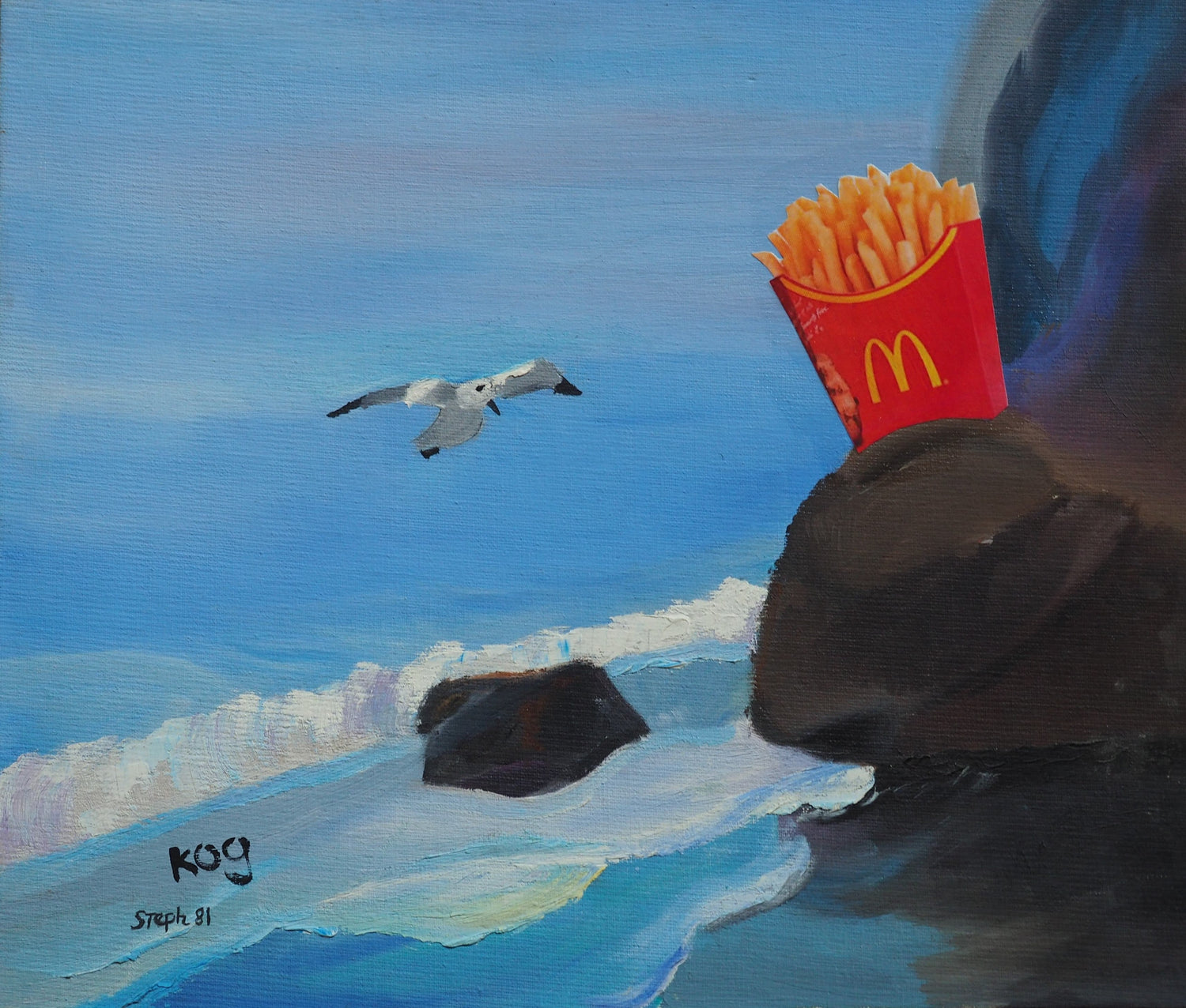 Big Mac French Fries Environment Toile