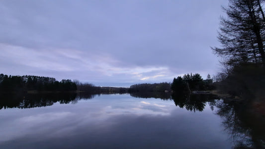 Dimanche 18 Avril 5H52 Sherbrooke Rivière Magog Photo Numérique