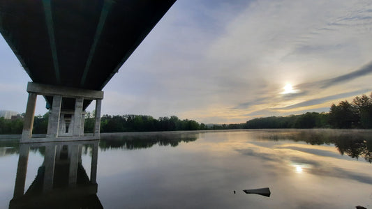 Soleil Timide Sous Le Pont Jacques Cartier 1 Juin 2021 (Vue Spne)