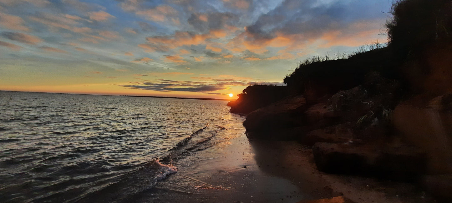 Coucher De Soleil 6 Août 2021 Parc Gros-Cap Îles-De-La-Madeleine