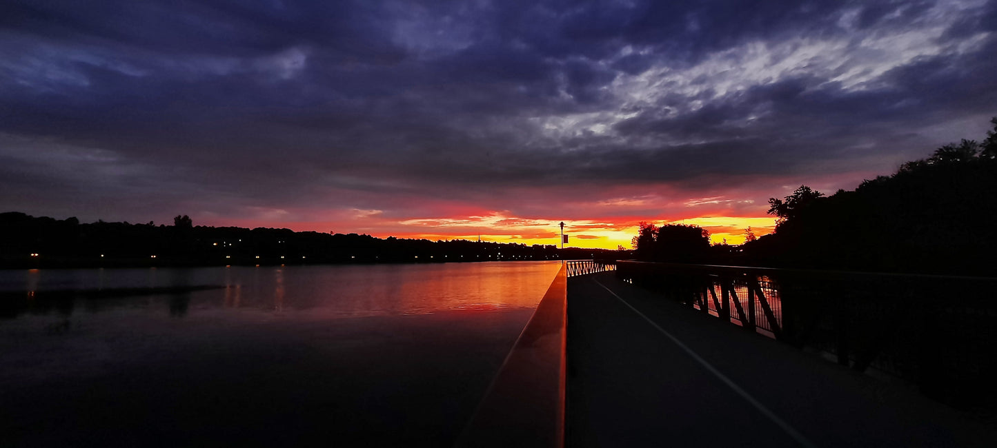 Lac Des Nations Du 28 Août 2021 5H48 (Vue Pp10) Au Parc Jacques Cartier De Sherbrooke