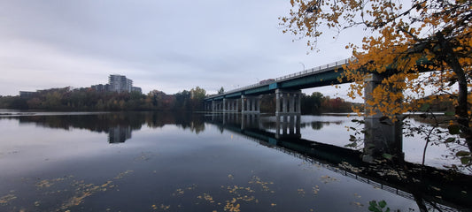 Trouve L’autobus Sur Le Pont Jacques Cartier 11 Octobre 2021 7H12 (Vue T4)