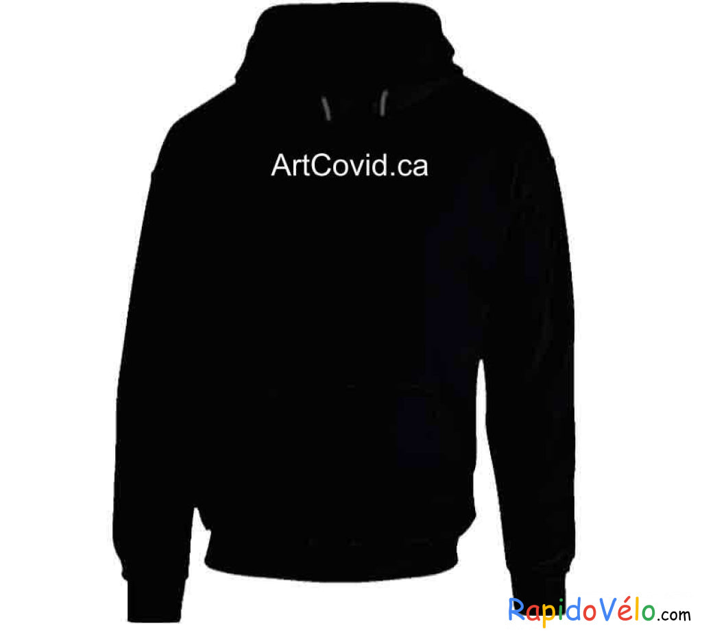 Artcovid.ca T Shirt Hoodie / Black Small T-Shirt