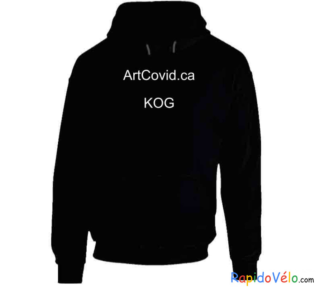 Artcovid Kog T Shirt Hoodie / Black Small T-Shirt