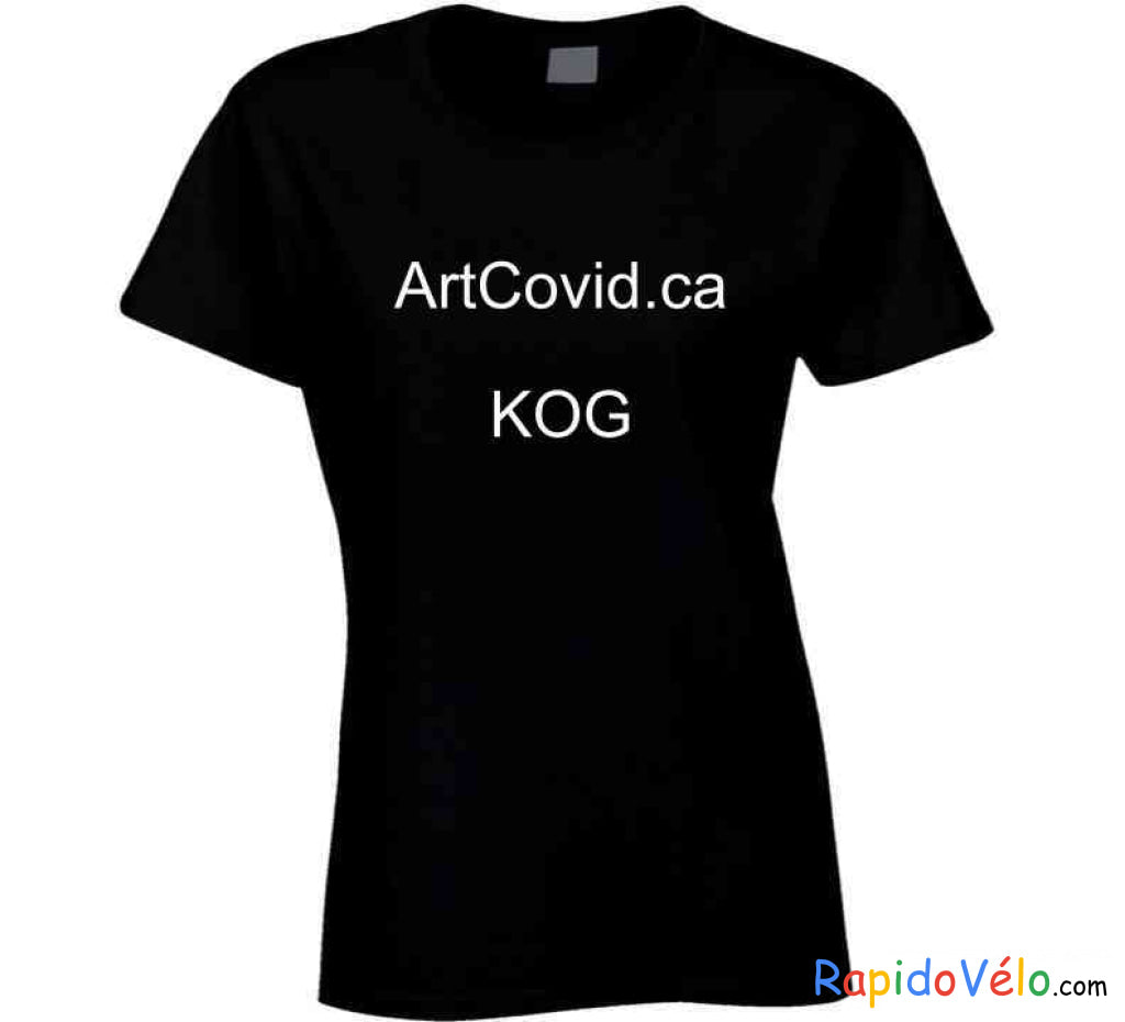 Artcovid Kog T Shirt Ladies / Black Small T-Shirt