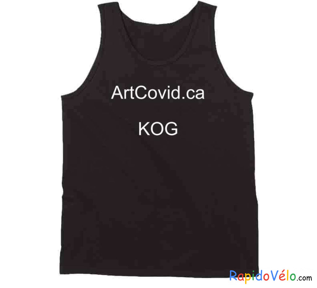 Artcovid Kog T Shirt Tanktop / Black Small T-Shirt