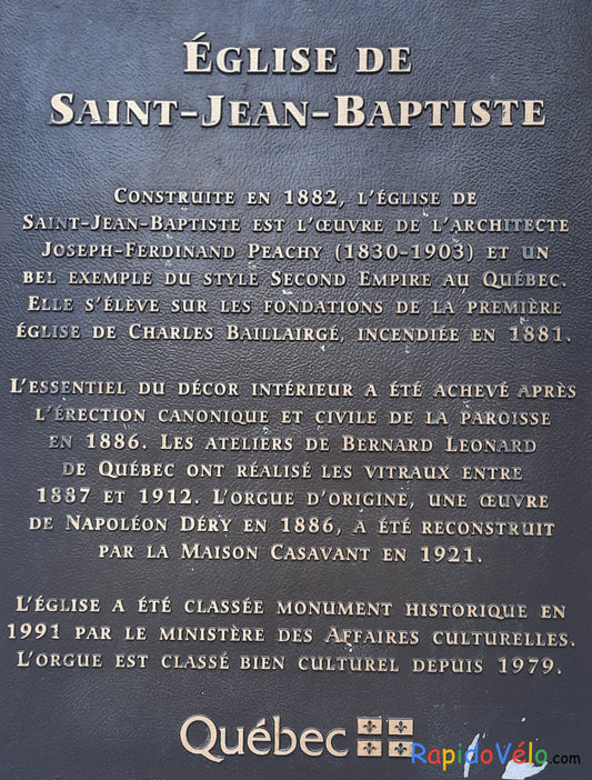 Eglise St-Jean Baptiste Le 28 Juin 2021 (Jour 6) Québec Cliquez Pour Infos