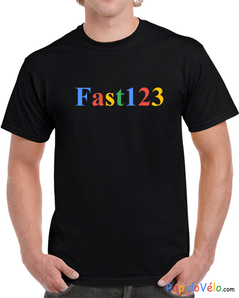 Fast123 T Shirt Classic / Black Small T-Shirt