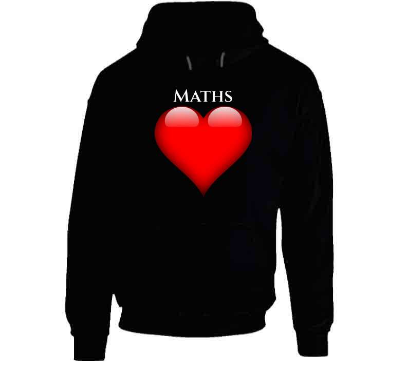 J’aime Les Maths Hoodie / Black Small T-Shirt