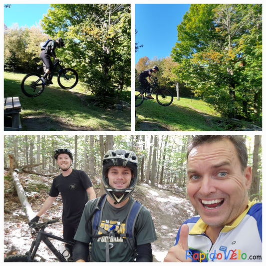 Jour 40 - Randonnée De Vélo Avec Max Et Antho Au Mont Bellevue Sherbrooke
