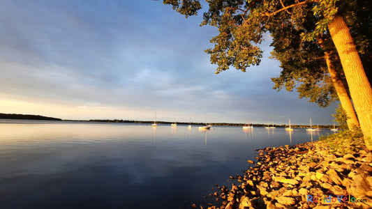 Lac St-Louis Baie D’urfé 7 Juillet 2021 À 5H35 Bateaux