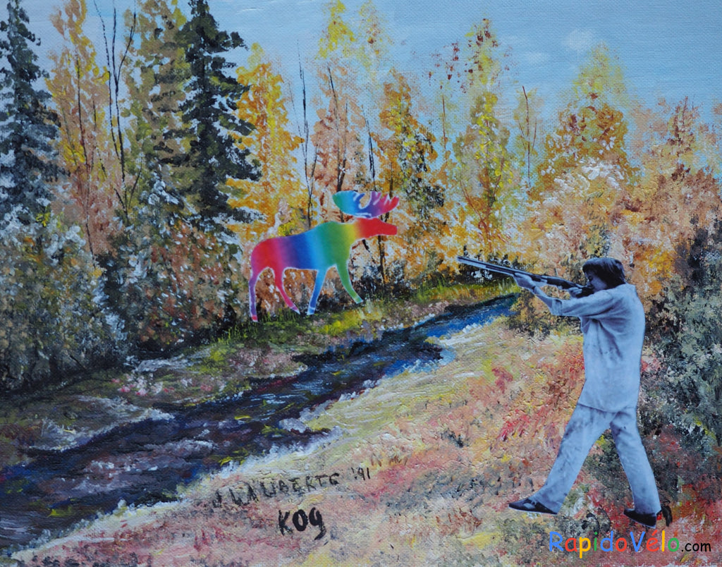 Niki De Saint Phalle Moose Hunting \ À La Chasse L’orignal Toile