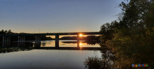 Soleil Du 31 Août 2021 6H36 (Vue T1) Pont Jacques Cartier De Sherbrooke